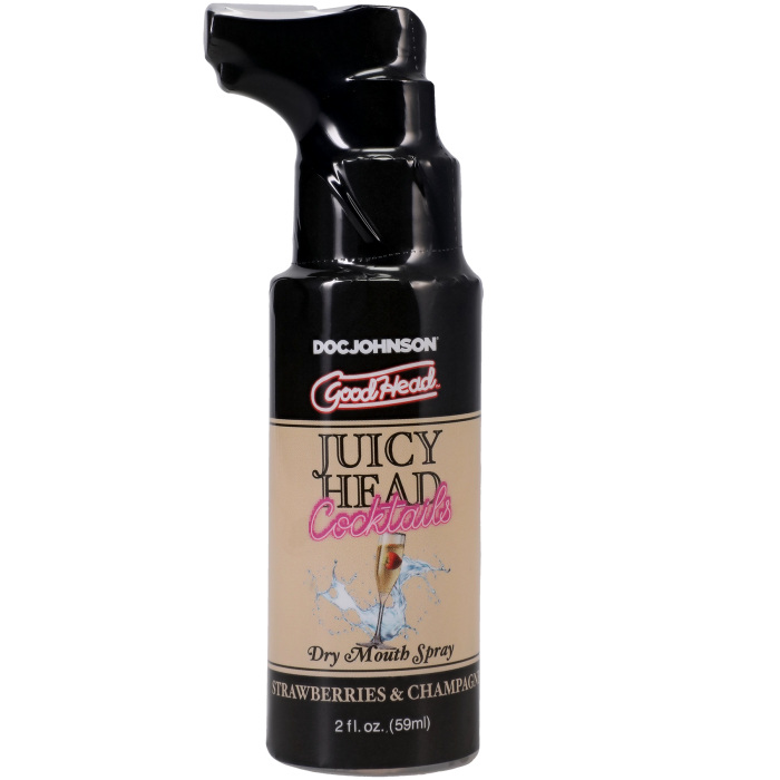 GoodHead - Juicy Head - Cocktails - Dry Mouth Spray - Strawberries & Champagne - 2 fl. oz.