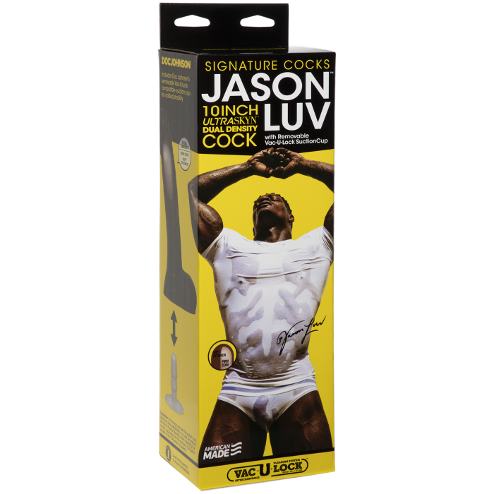 Signature Cocks - Jason Luv - 10 Inch ULTRASKYN Cock with Removable Vac-U-Lock Suction Cup