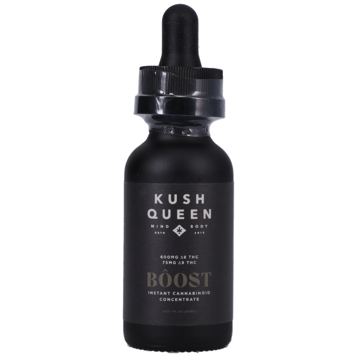 Kush Queen Boost Instant Cannabinoid Concentrate, 60gm Delta 8 THC / 75mg Delta 9 THC, 1 fl. oz