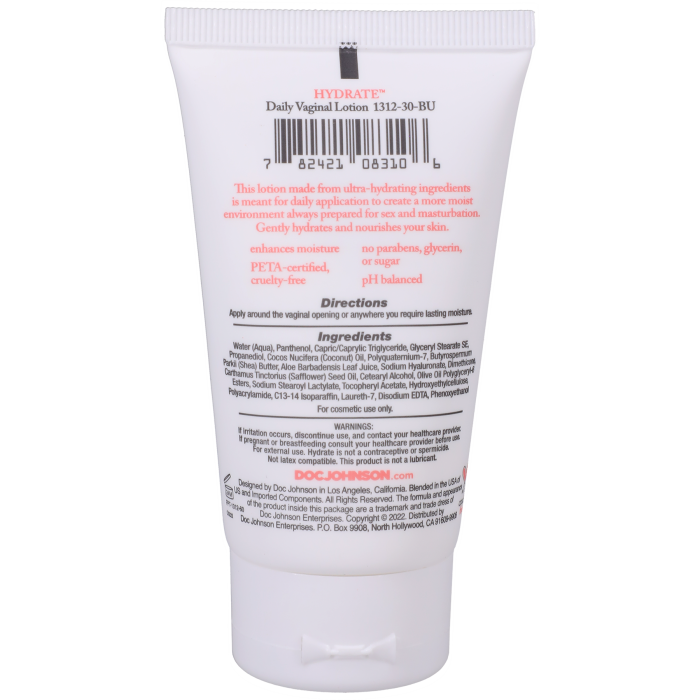 Intimate Enhancements - Hydrate - Daily Vaginal Lotion - 2 oz.