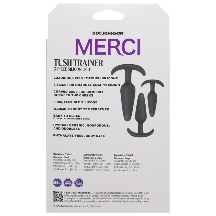 Merci - Tush Trainer - 3 Piece Silicone Set