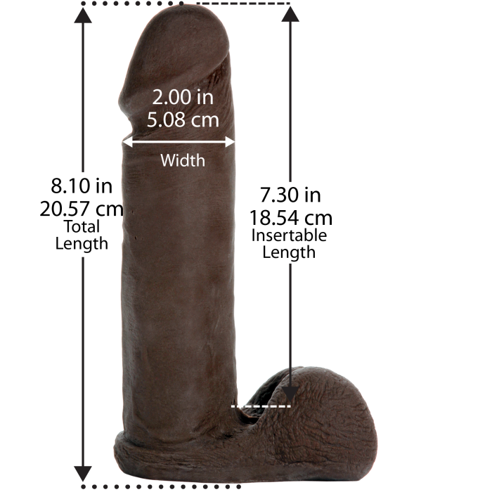 Vac-U-Lock - 8 Inch ULTRASKYN Cock
