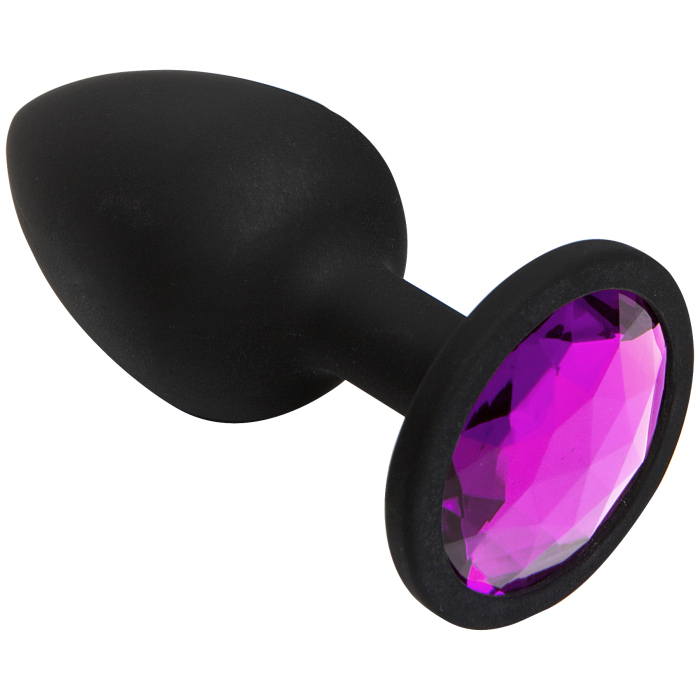 Booty Bling - Jeweled Wearable Silicone Plug - Small