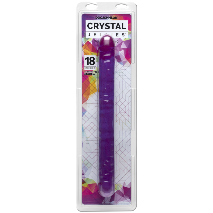 Crystal Jellies - 18 Inch Double Dong