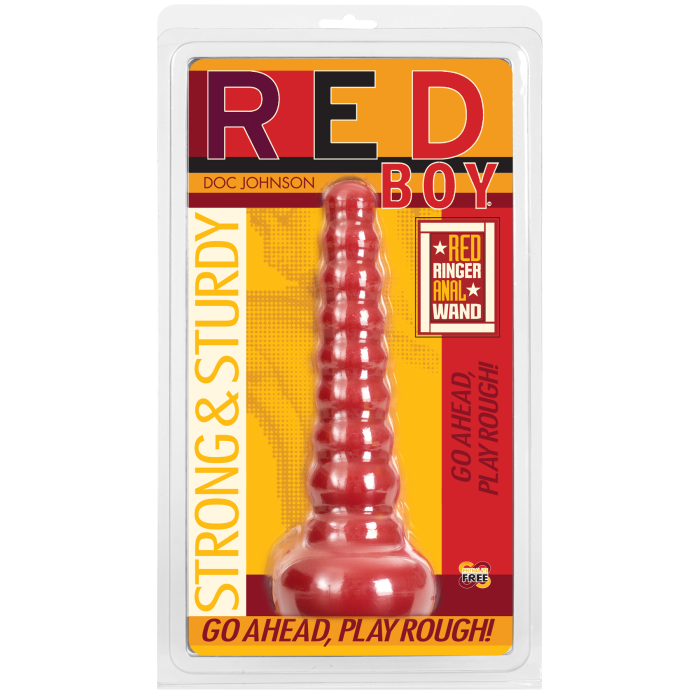 Red Boy - Butt Plug - Red Ringer Anal Wand