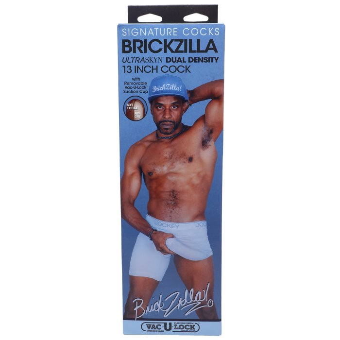 Signature Cocks - Brickzilla - 13 Inch ULTRASKYN Cock with Removable Vac-U-Lock Suction Cup