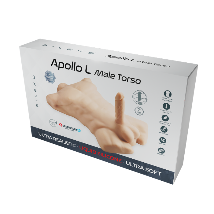 SILEX-D - Apollo L Male Torso + Liquid Silicone Model 2 (7") Dildo