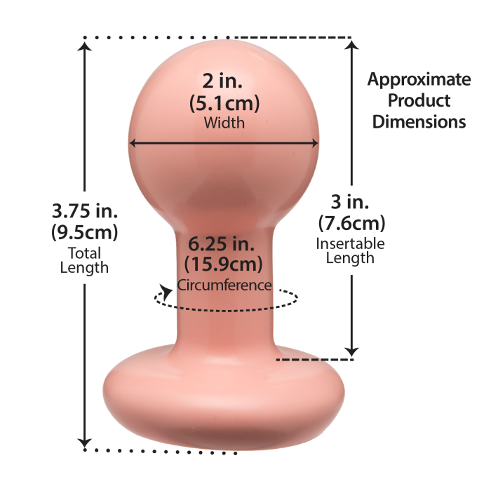The Classic Round Butt Plug - Small
