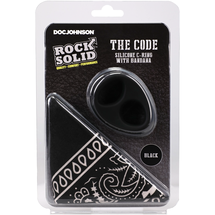 ROCK SOLID - The Code - Silicone C-Ring with Bandana