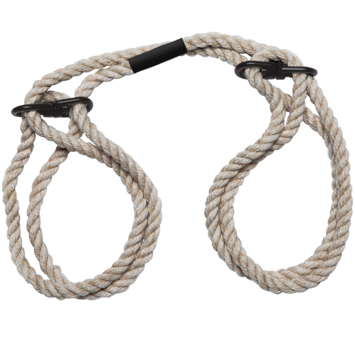 Merci - Restrain - 6mm Hemp Wrist or Ankle Cuffs