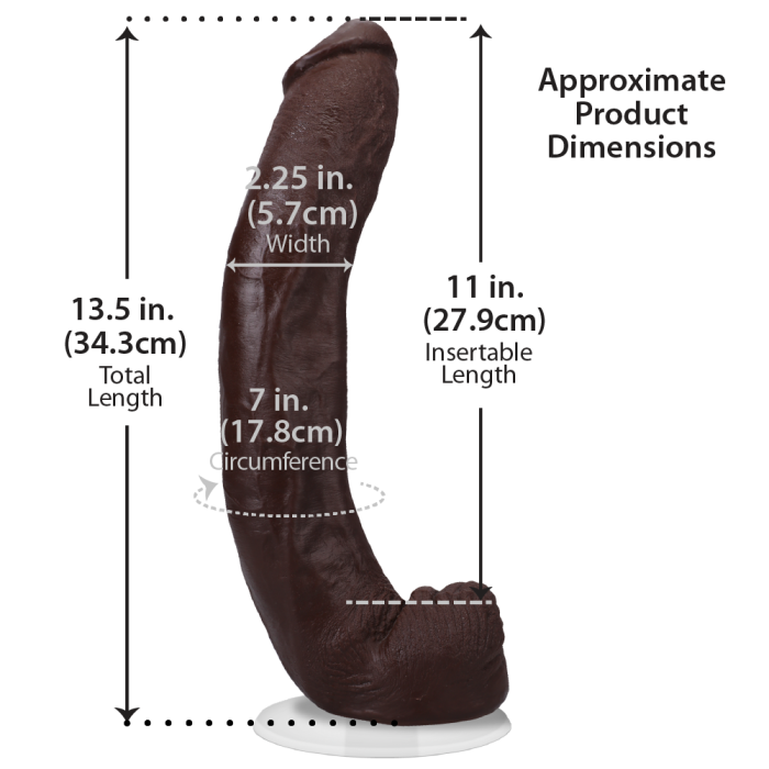 Signature Cocks - Dredd - 13.5 Inch ULTRASKYN Cock with Removable Vac-U-Lock Suction Cup