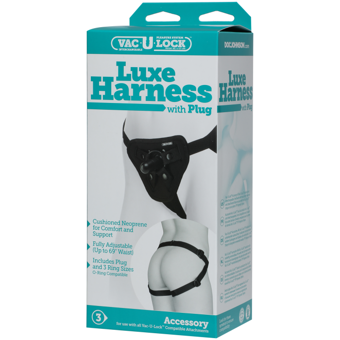 Vac-U-Lock Platinum - Luxe Harness - With Plug