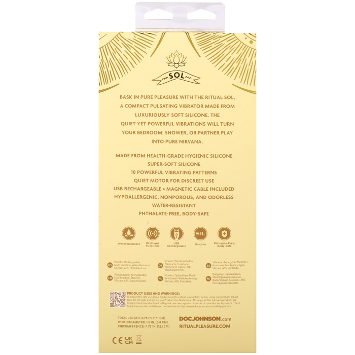 RITUAL - Sol - 10 Function Pulsating Vibrator