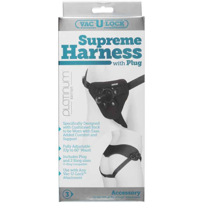 Vac-U-Lock Platinum - Supreme Harness - With Plug