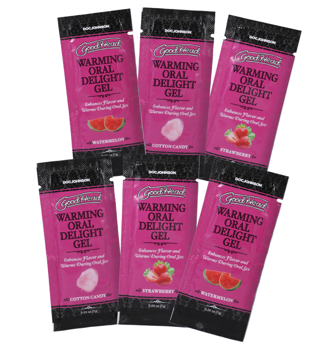 GoodHead - Warming Head Oral Delight Gel - 6 Pack - 0.24 oz.