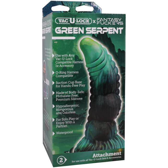 Vac-U-Lock x Fantasy Fuckers - Green Serpent