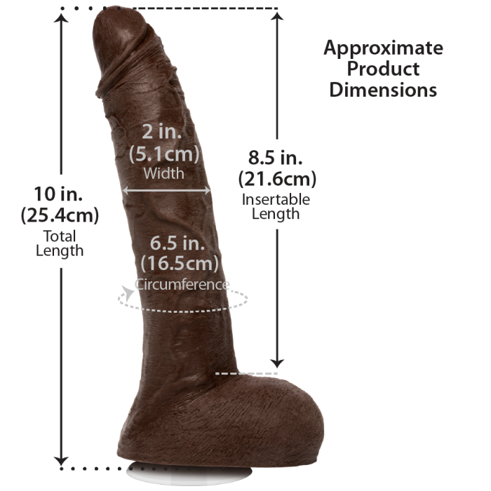 Signature Cocks - Jason Luv - 10 Inch ULTRASKYN Cock with Removable Vac-U-Lock Suction Cup