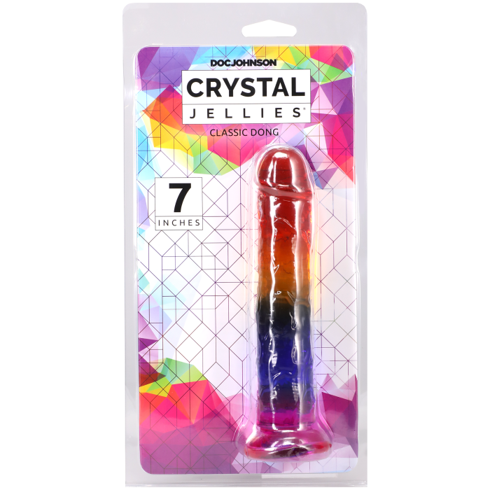 Crystal Jellies - 7 Inch Dong - Rainbow
