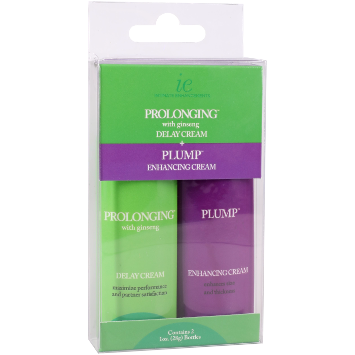 Intimate Enhancements - Prolonging + Plump - For Men - 2 Pack