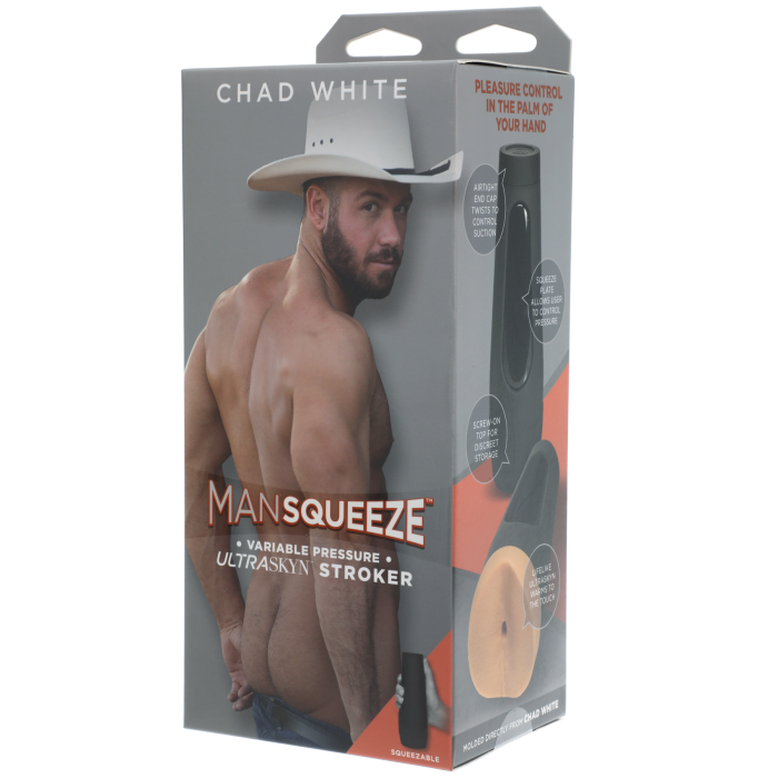 Man Squeeze - Chad White - ULTRASKYN Stroker - Ass