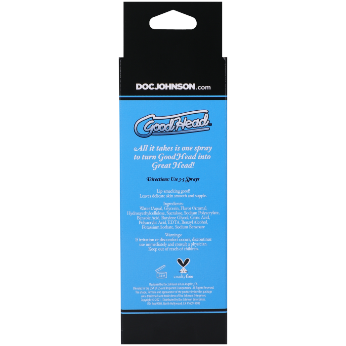 GoodHead - Juicy Head - Dry Mouth Spray - Cotton Candy - 2 fl. oz.