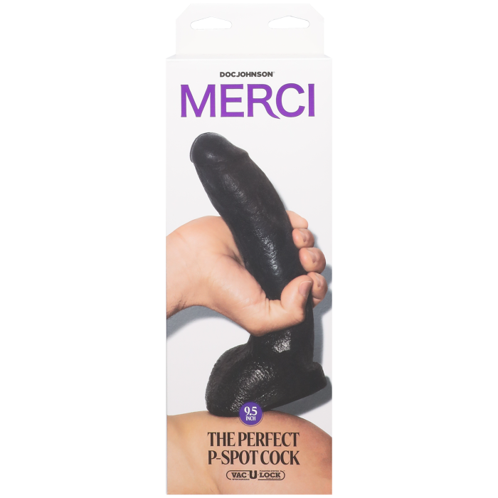 Merci - The Perfect P-Spot Cock 9.5" - With Removable Vac-U-Lock Suction Cup - ULTRASKYN