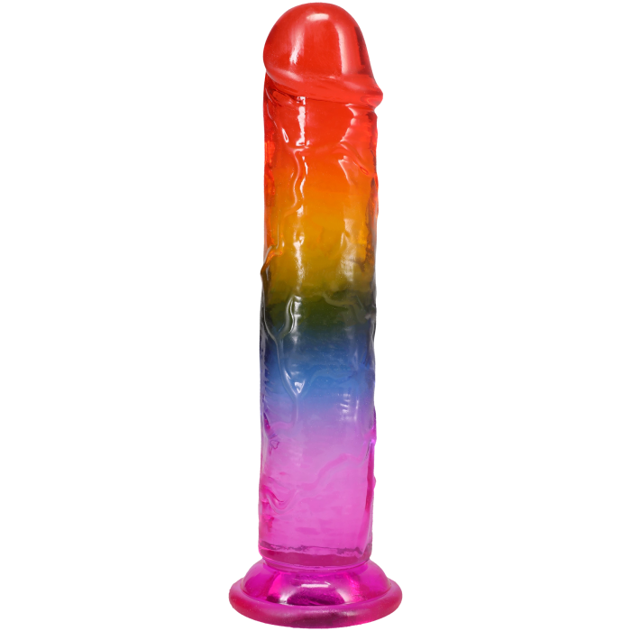 Crystal Jellies - 7.5 Inch Dong - Rainbow