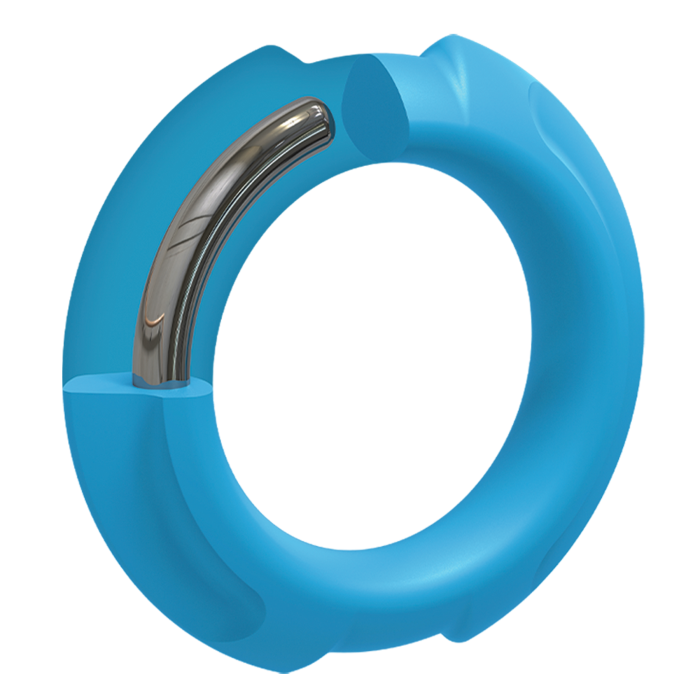 OptiMALE - FlexiSteel - Soft Silicone with Inner Metal Core - 43mm