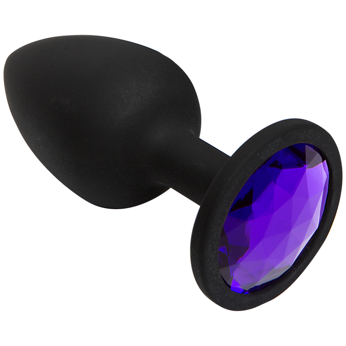 Booty Bling - Jeweled Wearable Silicone Plug - Small