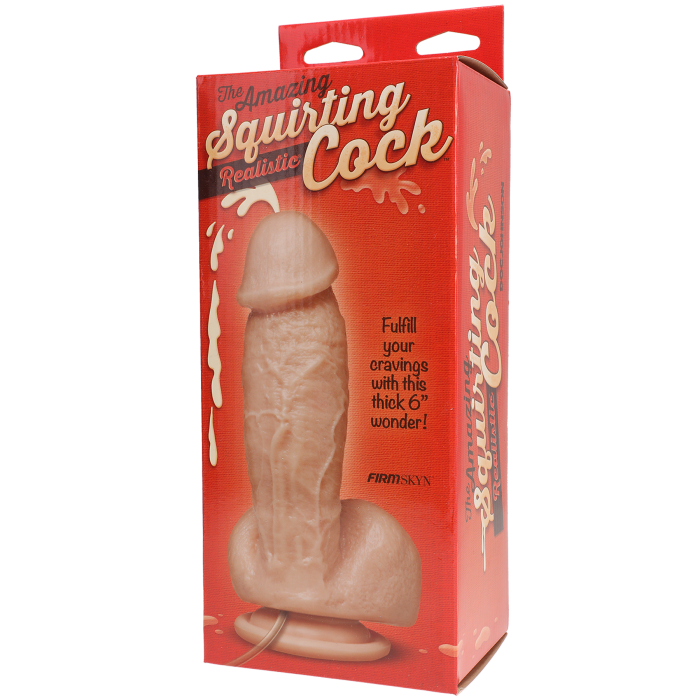 The Amazing Squirting Realistic Cock