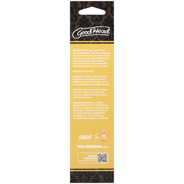 GoodHead - Oral Delight Gel - French Vanilla - 4 oz.