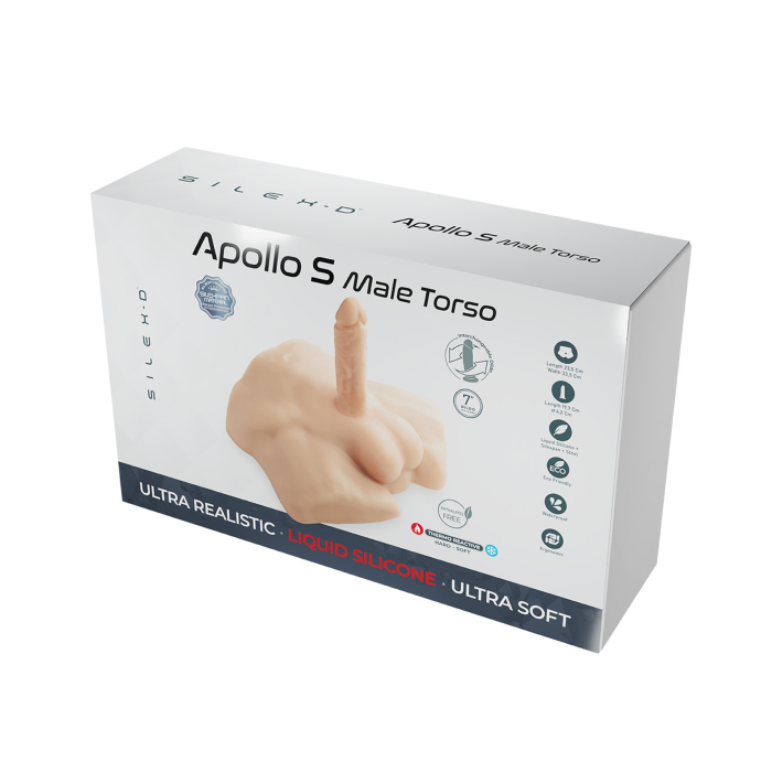 SILEX-D - Apollo S Male Torso + Liquid Silicone Model 2 (7") Dildo