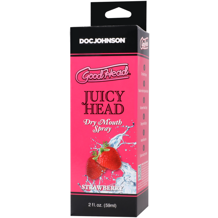GoodHead - Juicy Head - Dry Mouth Spray - Strawberry - 2 fl. oz.
