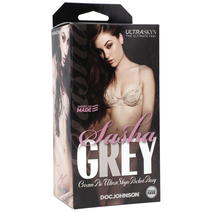 Signature Strokers - Sasha Grey - ULTRASKYN Cream Pie Pocket Pussy