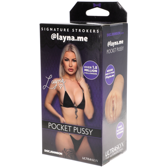 Signature Strokers - Girls of Social Media - @layna.me - ULTRASKYN Pocket Pussy