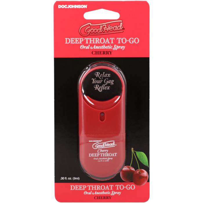 GoodHead - Deep Throat Spray To-Go - Cherry - .30 fl. oz.