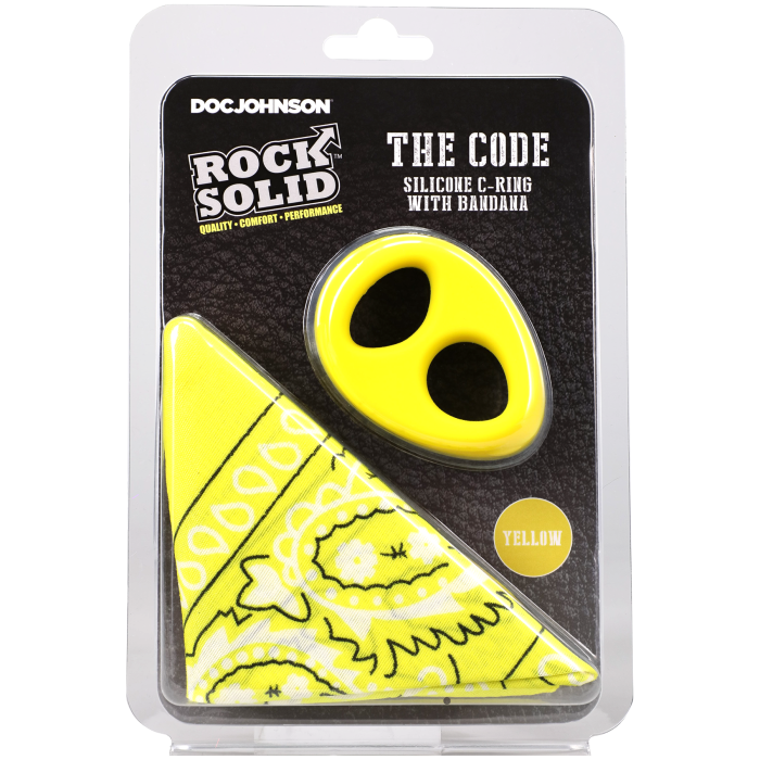 ROCK SOLID - The Code - Silicone C-Ring with Bandana