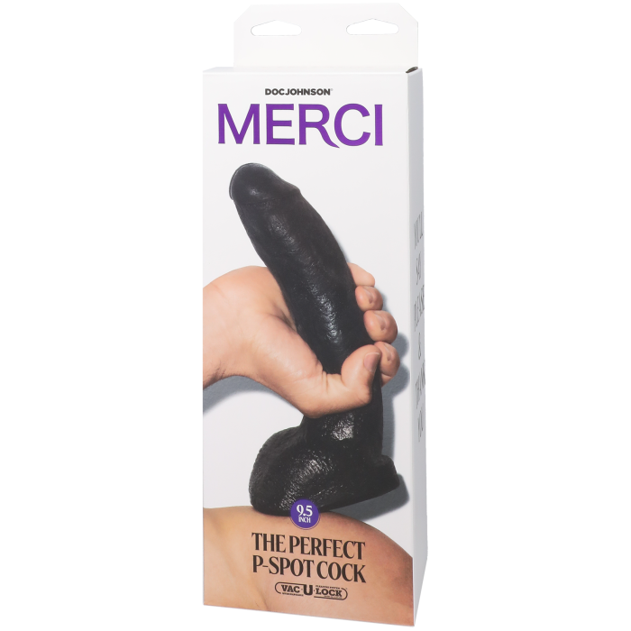 Merci - The Perfect P-Spot Cock 9.5" - With Removable Vac-U-Lock Suction Cup - ULTRASKYN