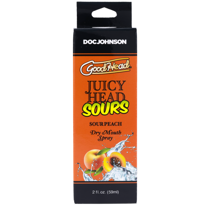 GoodHead - Juicy Head - Dry Mouth Spray - Sour Peach - 2 fl. oz.