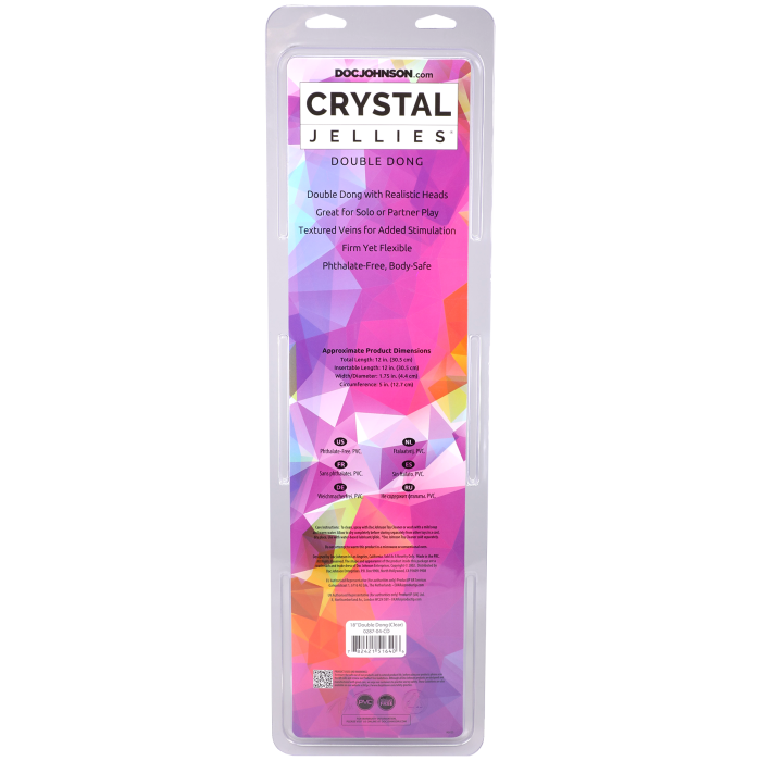 Crystal Jellies - 18 Inch Double Dong