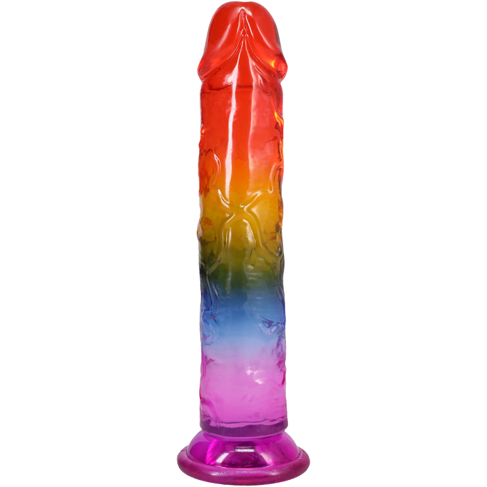 Crystal Jellies - 8.5 Inch Dong - Rainbow