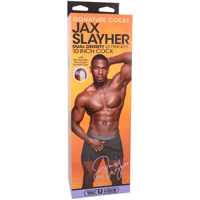 Signature Cocks - Jax Slayher - 10 Inch ULTRASKYN Cock with Removable Vac-U-Lock Suction Cup