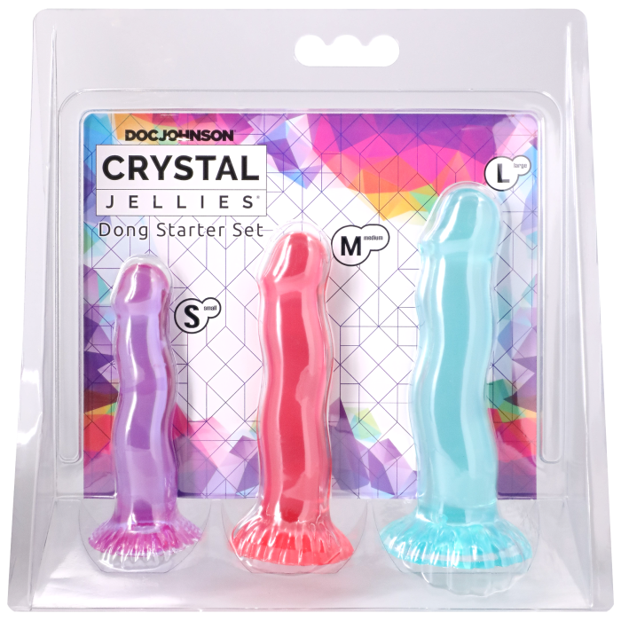 Crystal Jellies - Dong Starter - 3 Piece Set