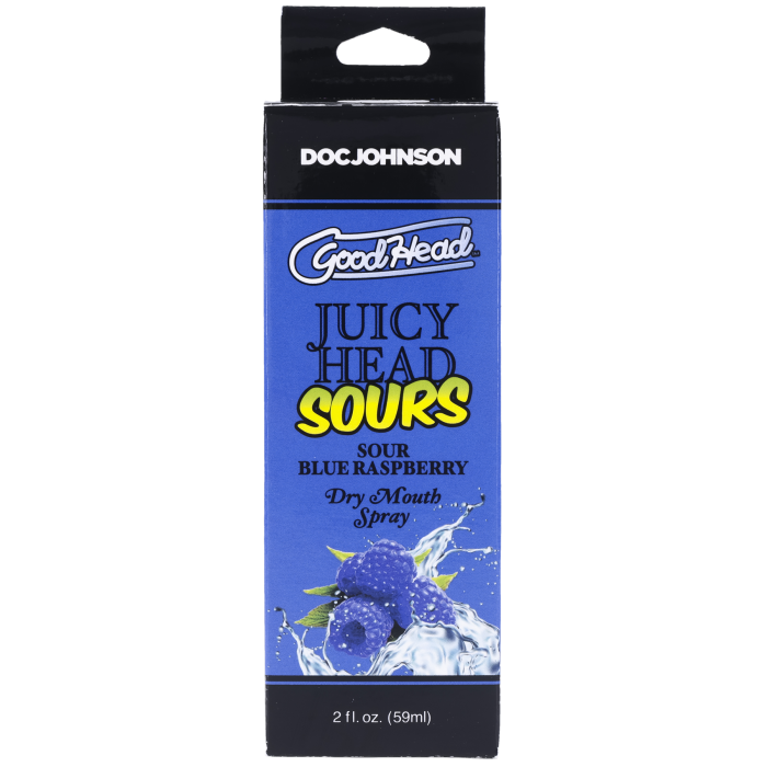 GoodHead - Juicy Head - Dry Mouth Spray - Sour Blue Raspberry - 2 fl. oz.