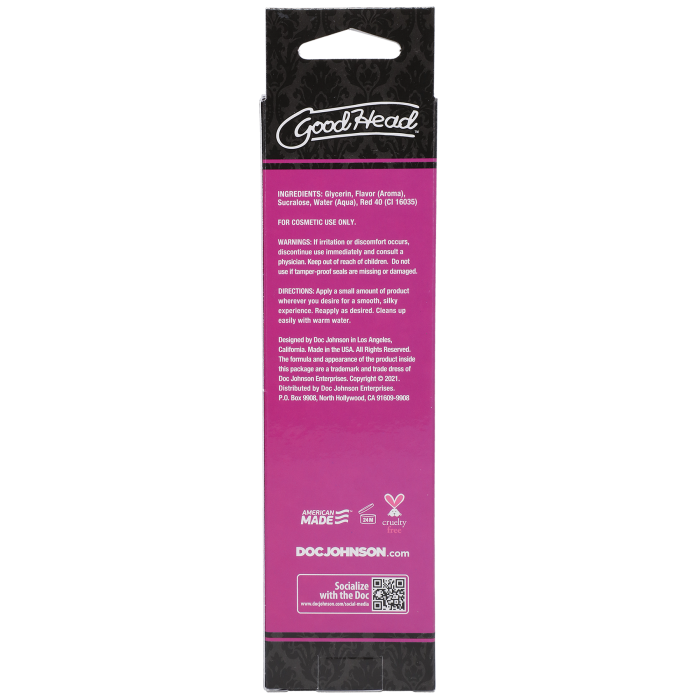 GoodHead - Warming Oral Delight Gel - Strawberry - 4 fl. oz.