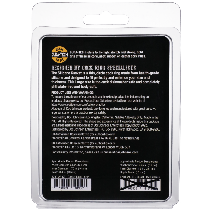 ROCK SOLID - The Silicone Gasket - Large