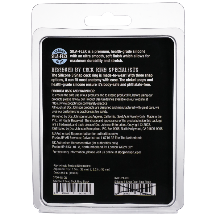 ROCK SOLID - The Silicone 3 Snap