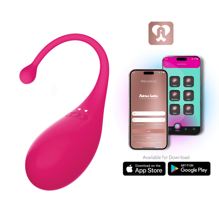 Adrien Lastic - Palpitation - App Control Vibrating Egg Stimulator