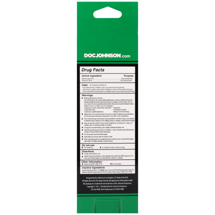 GoodHead - Deep Throat Spray - Mint - 2 fl. oz.
