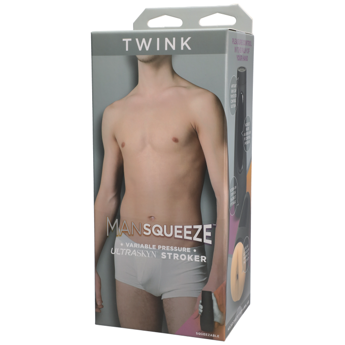 Man Squeeze - Twink - ULTRASKYN Stroker - Ass